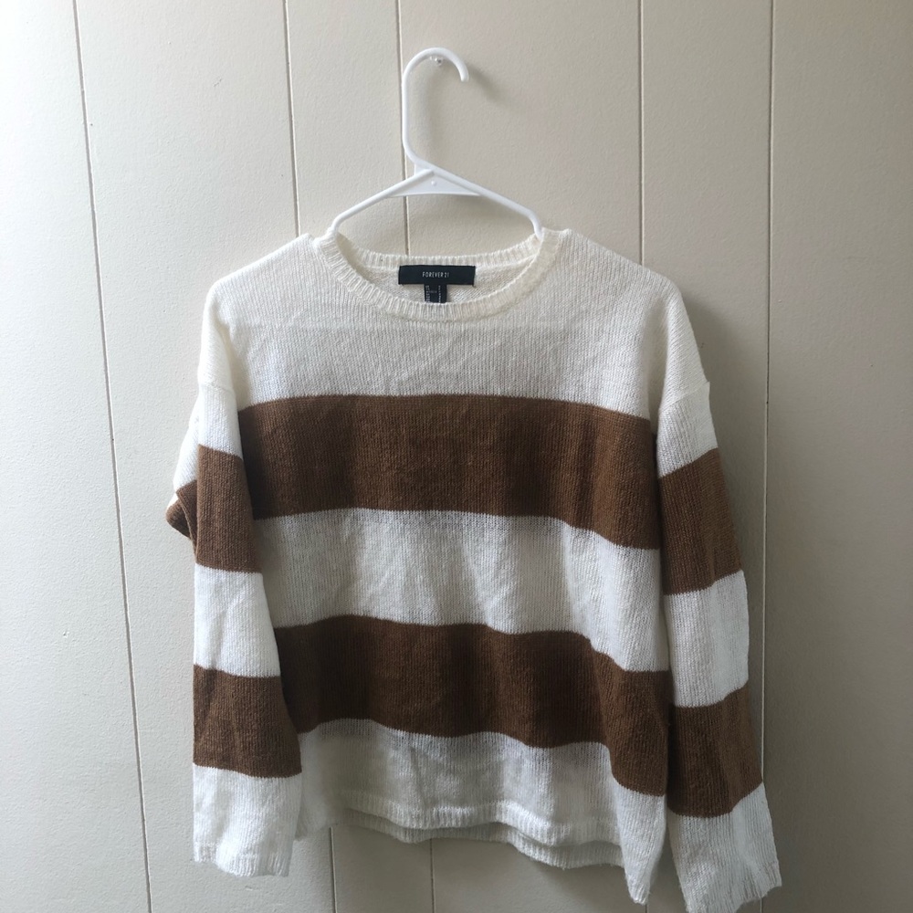 Striped Knit Long-sleeve